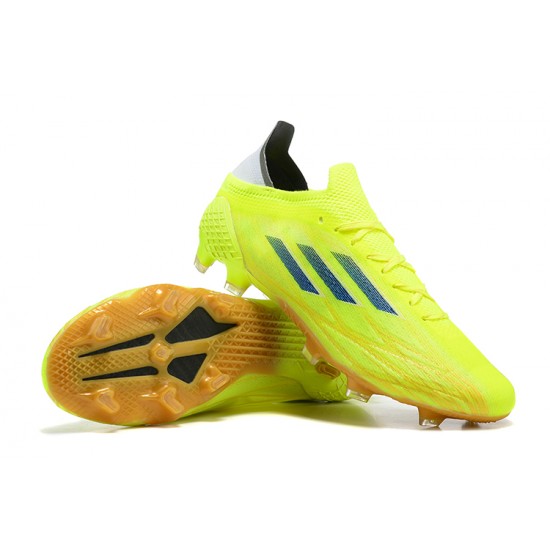 Adidas X Speedflow FG Low Yellow Gold Black Men Football Boots