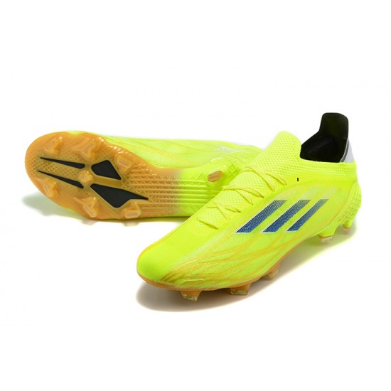 Adidas X Speedflow FG Low Yellow Gold Black Men Football Boots