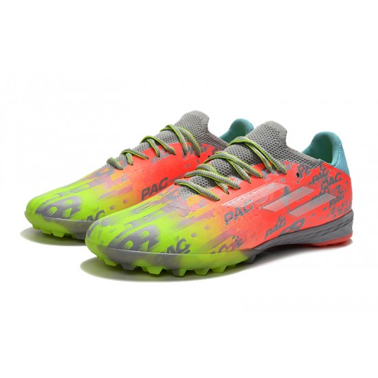 Adidas X Speedflow TF Low Pink Yellow Grey Men Football Boots