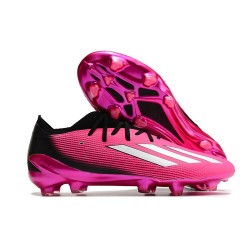 Adidas X Speedportal .1 2022 World Cup Boots FG Low Black Pink Men Football Boots