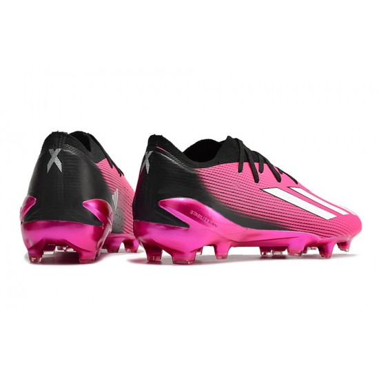 Adidas X Speedportal .1 2022 World Cup Boots FG Low Black Pink Men Football Boots