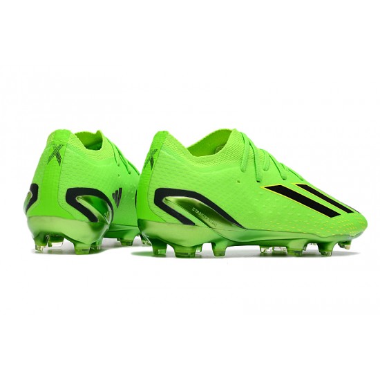 Adidas X Speedportal .1 2022 World Cup Boots FG Low Green Black Football Boots