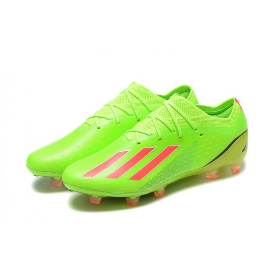 Adidas X Speedportal .1 2022 World Cup Boots FG Low Green Pink Football Boots