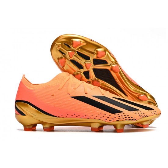 Adidas X Speedportal .1 2022 World Cup Boots FG Low Orange Gold Men Football Boots