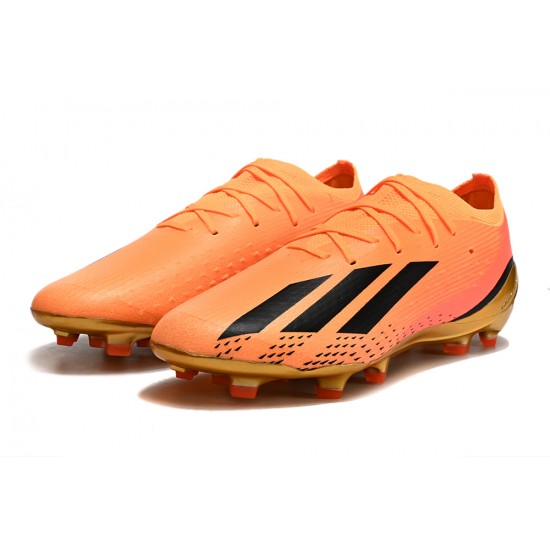 Adidas X Speedportal .1 2022 World Cup Boots FG Low Orange Gold Men Football Boots