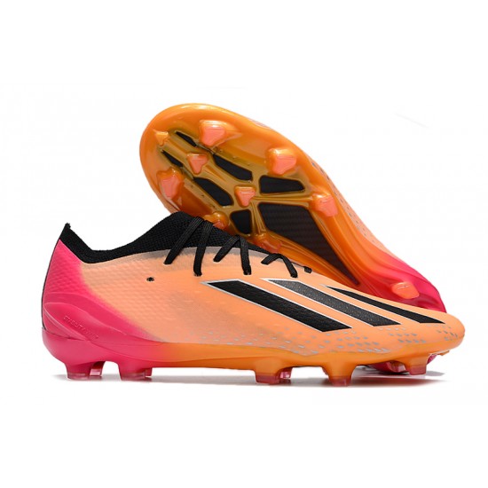 Adidas X Speedportal .1 2022 World Cup Boots FG Low Pink Orange Black Football Boots