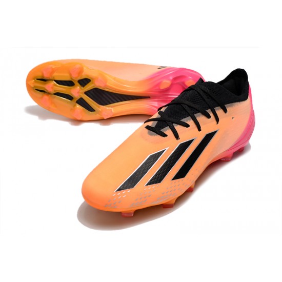 Adidas X Speedportal .1 2022 World Cup Boots FG Low Pink Orange Black Football Boots