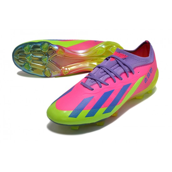 Adidas X Speedportal .1 2022 World Cup Boots FG Low Pink Purple Women/Men Football Boots