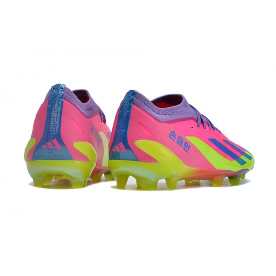Adidas X Speedportal .1 2022 World Cup Boots FG Low Pink Purple Women/Men Football Boots