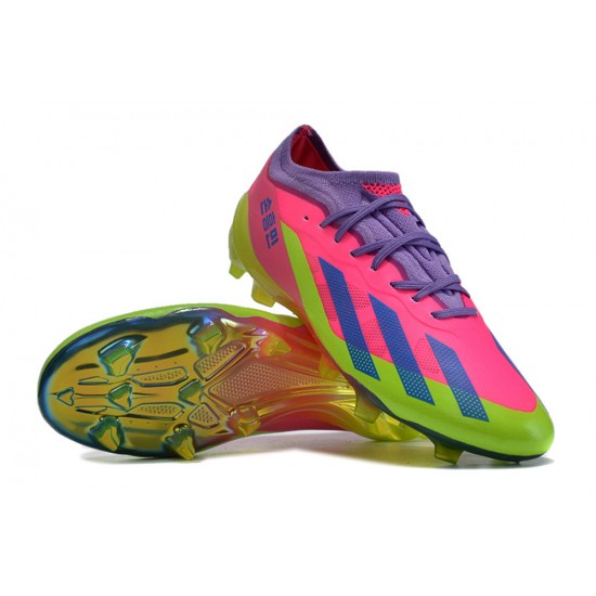 Adidas X Speedportal .1 2022 World Cup Boots FG Low Pink Purple Women/Men Football Boots