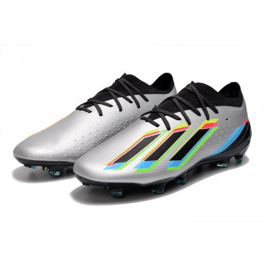 Adidas X Speedportal .1 2022 World Cup Boots FG Low Silver Black Football Boots