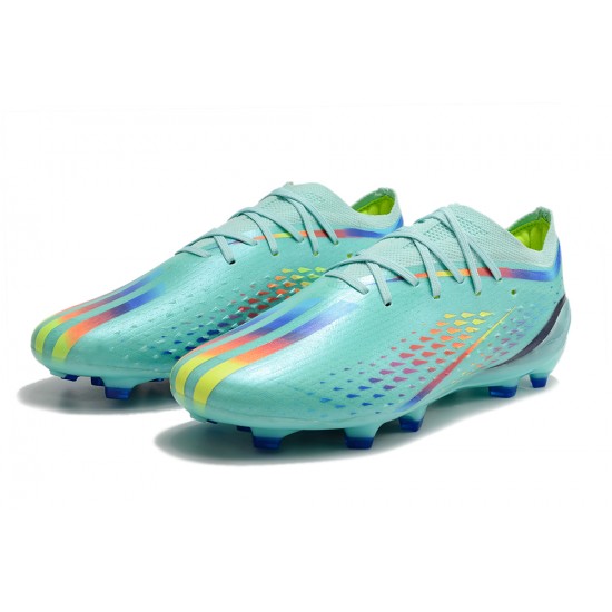 Adidas X Speedportal .1 2022 World Cup Boots FG Low Turqoise Multi Football Boots
