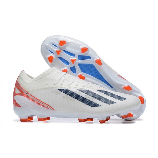 Adidas X Speedportal .1 2022 World Cup Boots FG Low White Blue Men Football Boots