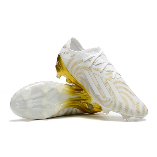 Adidas X Speedportal .1 2022 World Cup Boots FG Low White Gold Football Boots