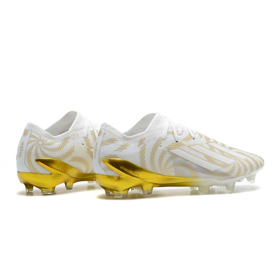 Adidas X Speedportal .1 2022 World Cup Boots FG Low White Gold Football Boots