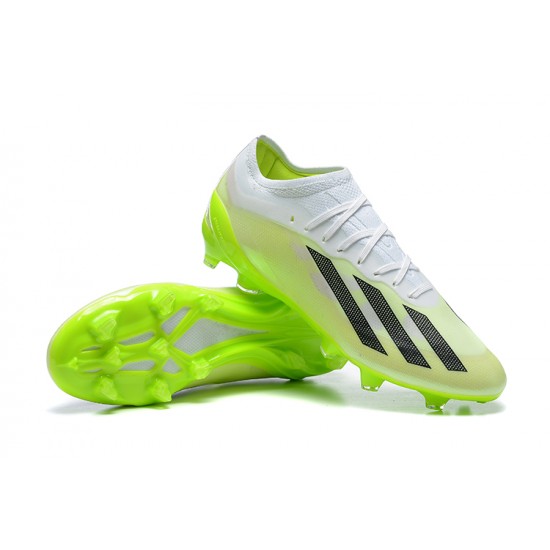 Adidas X Speedportal .1 2022 World Cup Boots FG Low White Green Black Men Football Boots