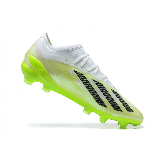 Adidas X Speedportal .1 2022 World Cup Boots FG Low White Green Black Men Football Boots