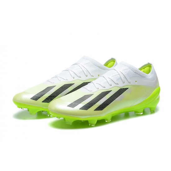 Adidas X Speedportal .1 2022 World Cup Boots FG Low White Green Black Men Football Boots