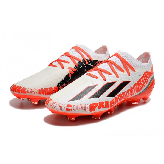 Adidas X Speedportal .1 2022 World Cup Boots FG Low White Red Football Boots