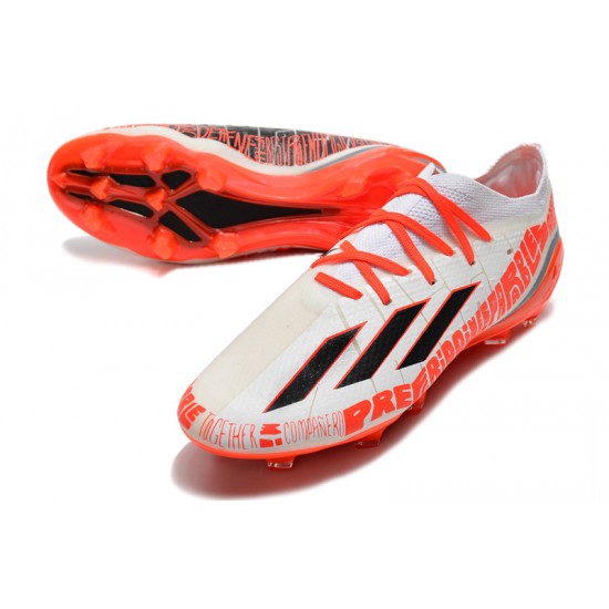 Adidas X Speedportal .1 2022 World Cup Boots FG Low White Red Football Boots