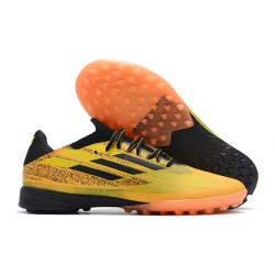 Adidas X Speedportal .1 TF Low Black Yellow Orange Football Boots