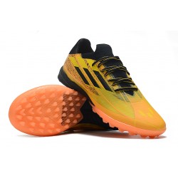 Adidas X Speedportal .1 TF Low Black Yellow Orange Football Boots