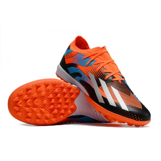 Adidas X Speedportal .1 TF Low Red Blue Black Men Football Boots