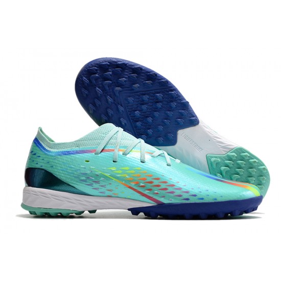 Adidas X Speedportal .1 TF Low Turqoise Multi Women/Men Football Boots