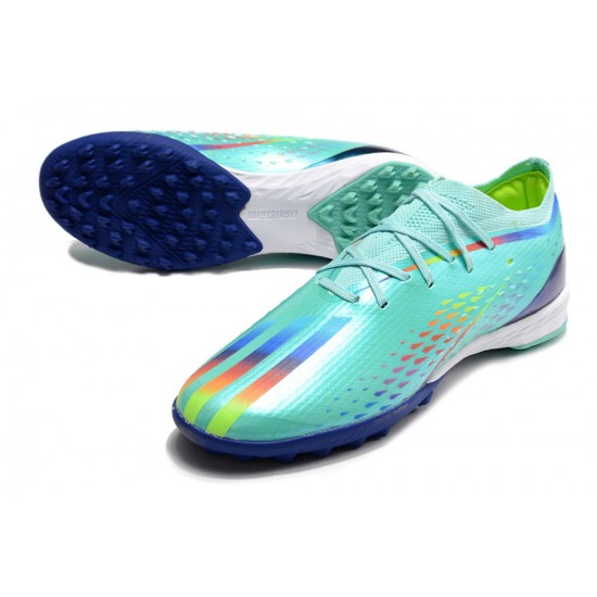 Adidas X Speedportal .1 TF Low Turqoise Multi Women/Men Football Boots