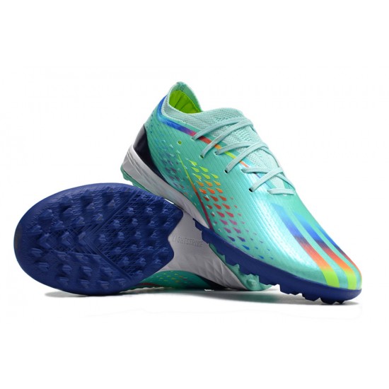 Adidas X Speedportal .1 TF Low Turqoise Multi Women/Men Football Boots