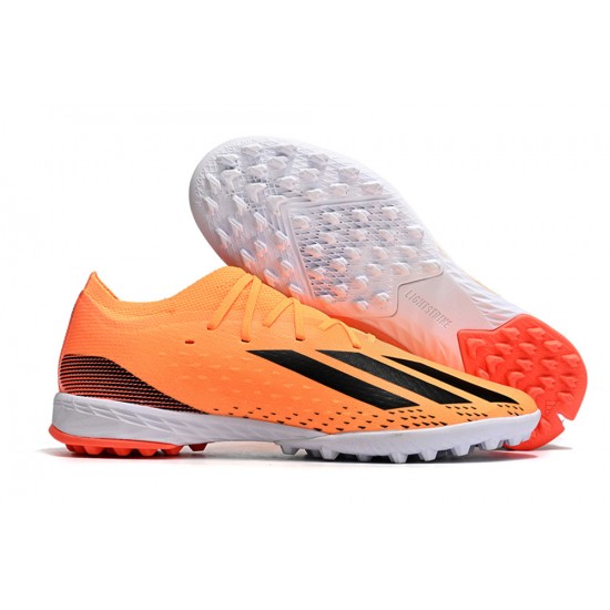 Adidas X Speedportal .1 TF Low White Orange Men Football Boots