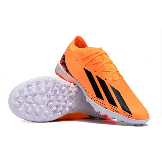 Adidas X Speedportal .1 TF Low White Orange Men Football Boots