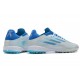 Adidas X Speedportal .1 TF Low White Turqoise Blue Football Boots