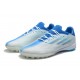 Adidas X Speedportal .1 TF Low White Turqoise Blue Football Boots