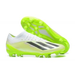 Adidas x23 crazyfast 1 FG White Green Black Men Low Football Boots