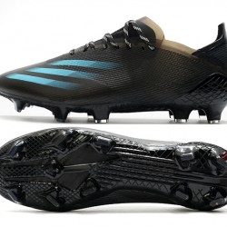 Adidas X Ghosted 1 FG Black Blue Football Boots