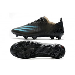 Adidas X Ghosted 1 FG Black Blue Football Boots