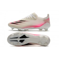 Adidas X Ghosted 1 FG Pink Beige White Football Boots