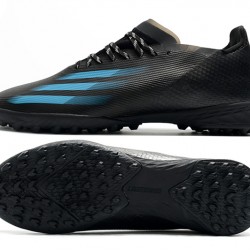 Adidas X Ghosted 1 TF Black Blue Football Boots