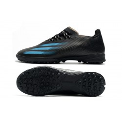 Adidas X Ghosted 1 TF Black Blue Football Boots