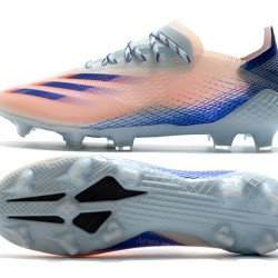 Adidas X Ghosted 1 TF Blue Pink Silver Football Boots