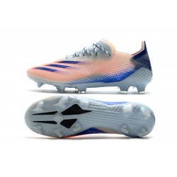 Adidas X Ghosted 1 TF Blue Pink Silver Football Boots