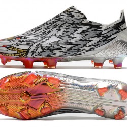 Adidas X Ghosted FG Mens Gray Orange White Football Boots
