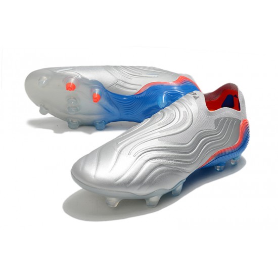 Adidas COPA Sense FG 39 45 Silver Blue Low Football Boots