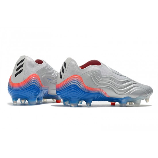 Adidas COPA Sense FG 39 45 Silver Blue Low Football Boots