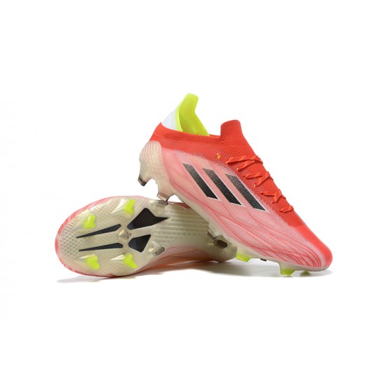 Adidas X Speedflow FG Peach Black Green Low Football Boots 39 45