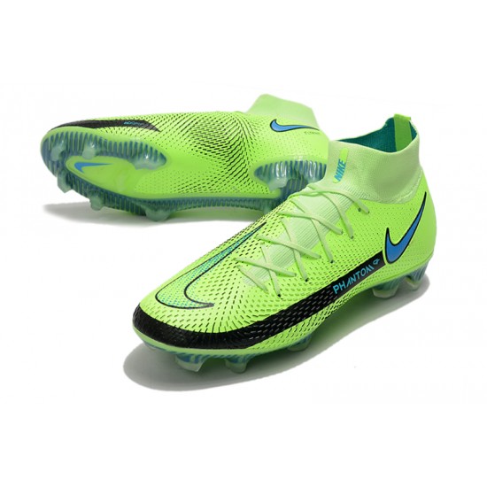 Nike Phantom GT Elite Dynamic Fit FG 39 45 Green Black High Football Boots