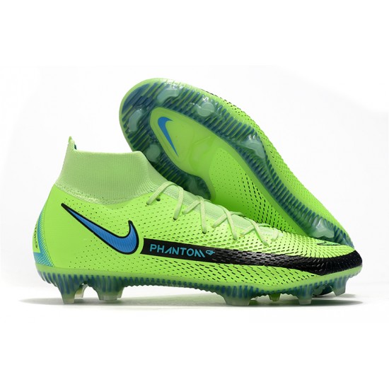 Nike Phantom GT Elite Dynamic Fit FG 39 45 Green Black High Football Boots