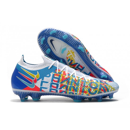 Nike Phantom GT Elite FG 39 45 Blue White Low Football Boots