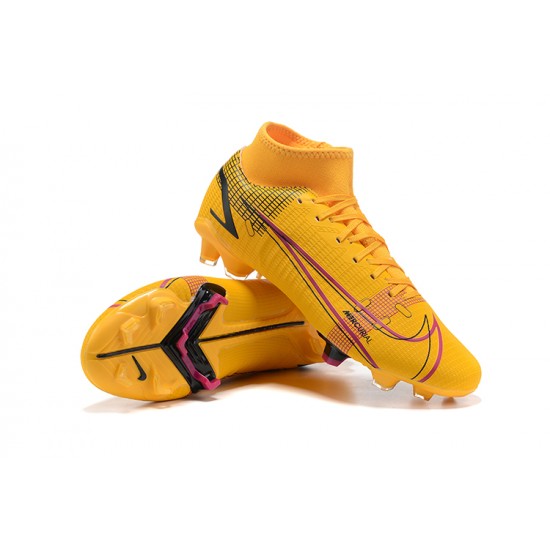 Nike Superfly 8 Academy FG 39 45 Yellow Black Football Boots